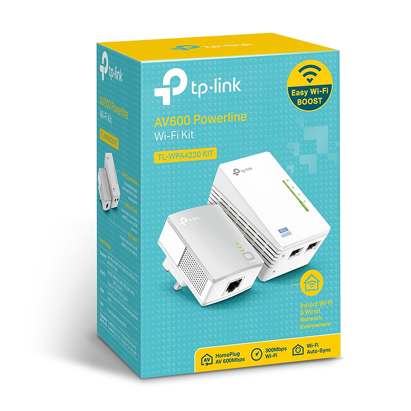 TP-Link TL-WPA4220 KIT 600 Mbit/s Ethernet LAN Wi-Fi Hvid 2 stk - Billede 6